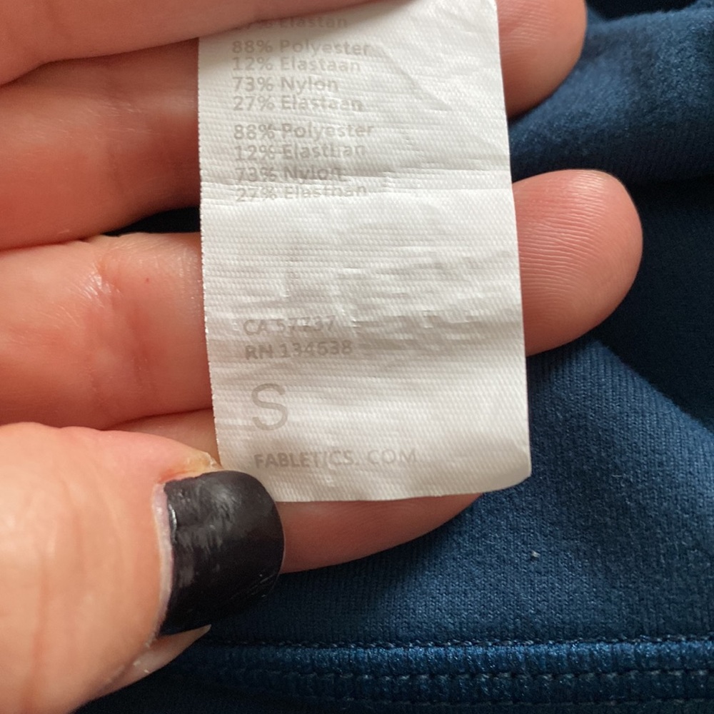 Nwot Fabletics Color Block High-Waist Leggings Si… - image 8